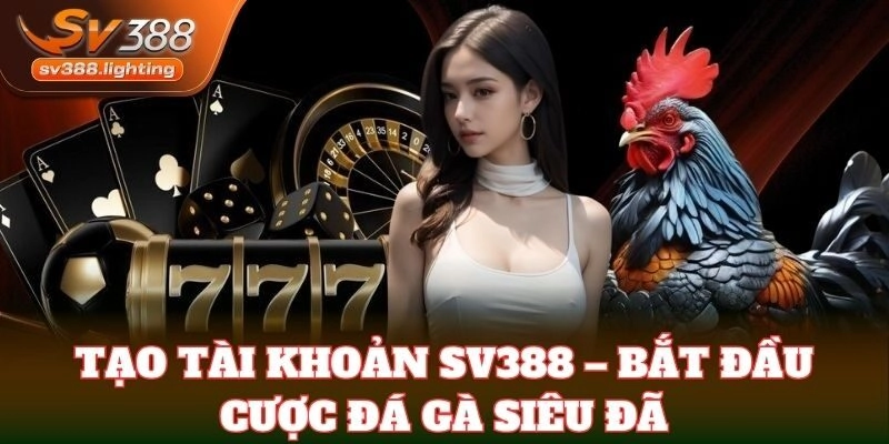 Tạo tài khoản SV388 – bắt đầu cược đá gà siêu đã